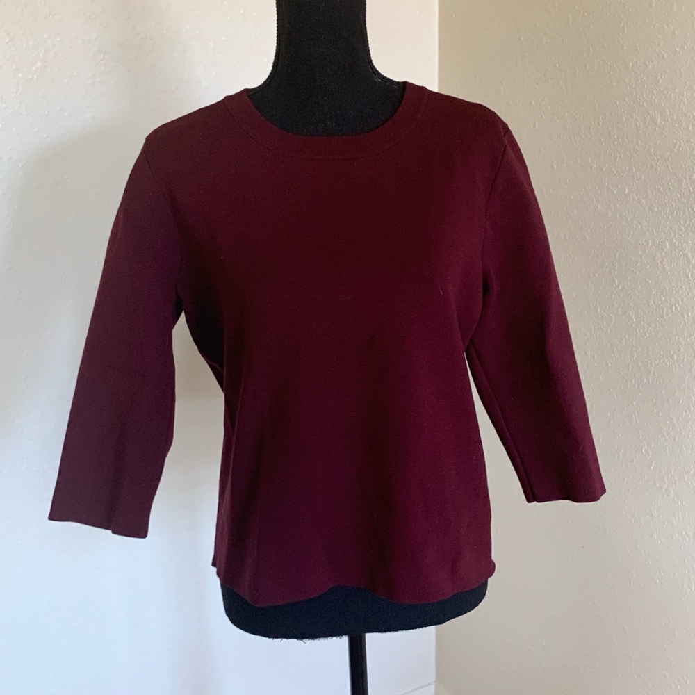 Ann Taylor Top NEW Burgundy